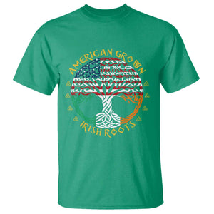 American Grown With Irish Roots T Shirt Irish American Tree TS11 Irish Green Print Your Wear