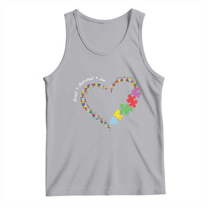 Autism Awareness Accept Understand Love Tank Top Love Heart Puzzle Pieces TS11 Athletic Heather Print Your Wear