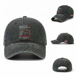Funny Mexican Dad Washed Cotton Baseball Cap Dad Nutrition Facts Mexico Flag Father's Day TS11 Washed Cap Universal Fit Dark Green Print Your Wear