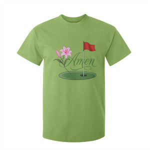 Amen Funny Golf T Shirt For Kid Azalea Floral Augusta Georgia for Golfers TS11 Lime Print Your Wear