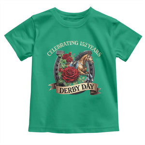 Celebrating 152 Years Derby Day Toddler T Shirt Vintage Horse Racing Roses TS11 Irish Green Print Your Wear