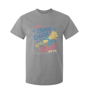 In My String Cheese Mama Era T Shirt For Kid Funny Mom Life Coquette Bow TS11 Sport Gray Print Your Wear