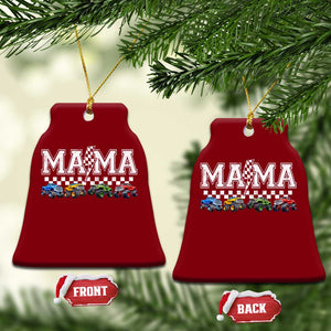 Monster Truck Mama Ceramic Ornament Funny Truck Mom Checkered Mother's Day TS11 Print Your Wear