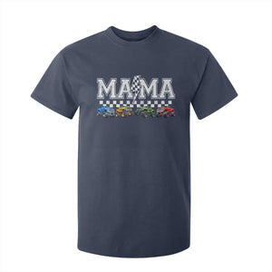 Monster Truck Mama T Shirt For Kid Funny Truck Mom Checkered Mother's Day TS11 Navy Print Your Wear