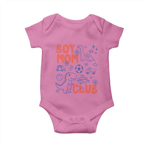 Boy Mom Club Baby Onesie Mom Of Boys Dinosaur Kids Toy Doodles TS11 Azalea Print Your Wear