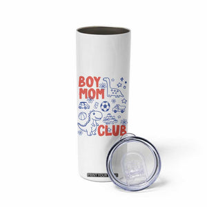 Boy Mom Club Skinny Tumbler Mom Of Boys Dinosaur Kids Toy Doodles TS11 Print Your Wear