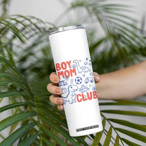 Boy Mom Club Skinny Tumbler Mom Of Boys Dinosaur Kids Toy Doodles TS11 Print Your Wear