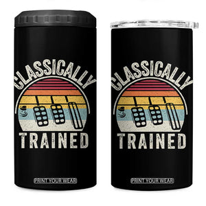 Classically Trained Car 4 in 1 Can Cooler Tumbler Funny Manual Transmission Driver TS11 One Size: 16 oz Black Print Your Wear