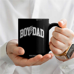 Boy Dad Lightning Bolt Checkered Varsity Son Daddy Coffee Mug TS11 Print Your Wear