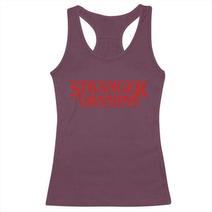Stranger Grandma Racerback Tank Top Funny Grandmother Movie Gift TS11 Maroon Print Your Wear
