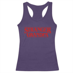 Stranger Grandpa Racerback Tank Top Funny Grandfather Movie Gift TS11 Purple Print Your Wear