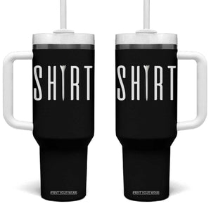 Golf Lover Tumbler With Handle Funny Tee Shirt Golfing TS11 One Size: 40 oz Black Print Your Wear