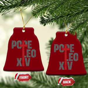 Pope Leo XIV Ceramic Ornament First American Pope Catholic Religious Cross TS11 Print Your Wear