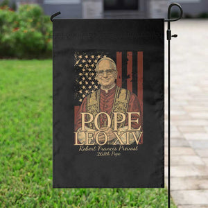 Cardinal Pope Leo XIV Garden Flag 267th Robert Francis Prevost American Flag TS11 Print Your Wear