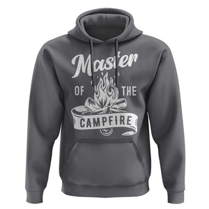 Camping Lover Hoodie Master Of The Campfire Camper Outdoor Activity TS11 Charcoal Print Your Wear