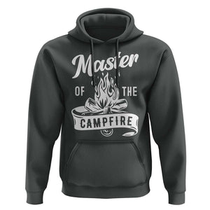 Camping Lover Hoodie Master Of The Campfire Camper Outdoor Activity TS11 Dark Heather Print Your Wear