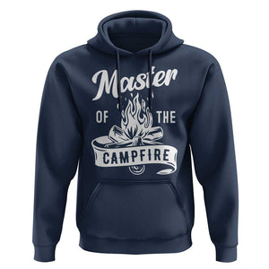 Camping Lover Hoodie Master Of The Campfire Camper Outdoor Activity TS11 Navy Print Your Wear