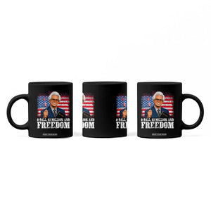 8 Ball 2 Million Dollars And Freedom Coffee Mug Billy Meme Baby 4th of July