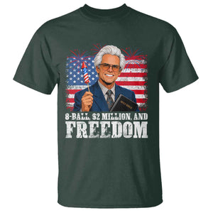 8 Ball 2 Million Dollars And Freedom T Shirt Billy Meme Baby 4th of July