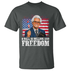 8 Ball 2 Million Dollars And Freedom T Shirt Billy Meme Baby 4th of July