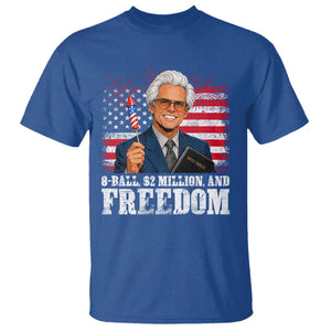 8 Ball 2 Million Dollars And Freedom T Shirt Billy Meme Baby 4th of July