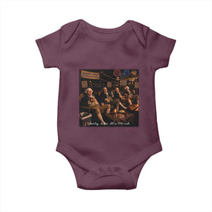 Party Like It Is 1776 Founding Father Baby Onesie Funny 4th of July Meme