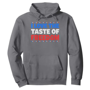 I Love The Taste Of Freedom Funny 4th of July Couple Matching Hoodie