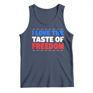 I Love The Taste Of Freedom Funny 4th of July Couple Matching Tank Top