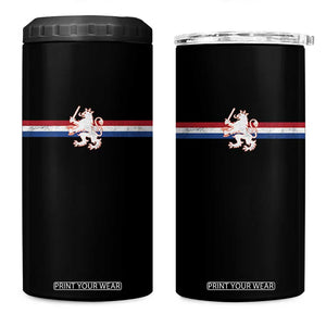 Nederland Dutch Republic Lion Vintage Holland Flag 4 in 1 Can Cooler Tumbler