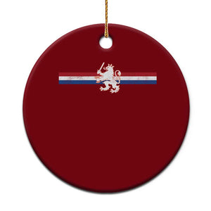 Nederland Dutch Republic Lion Vintage Holland Flag Ceramic Ornament