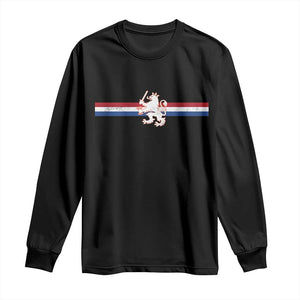 Nederland Dutch Republic Lion Vintage Holland Flag Long Sleeve Shirt