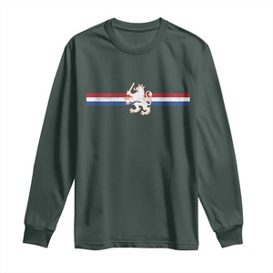 Nederland Dutch Republic Lion Vintage Holland Flag Long Sleeve Shirt
