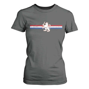 Nederland Dutch Republic Lion Vintage Holland Flag T Shirt For Women