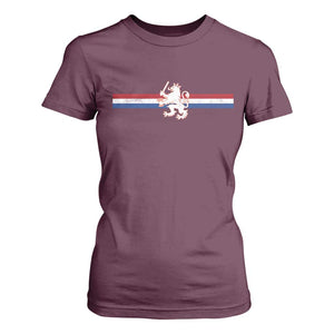 Nederland Dutch Republic Lion Vintage Holland Flag T Shirt For Women