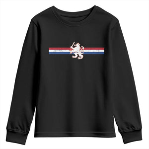 Nederland Dutch Republic Lion Vintage Holland Flag Youth Sweatshirt