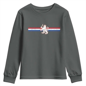 Nederland Dutch Republic Lion Vintage Holland Flag Youth Sweatshirt