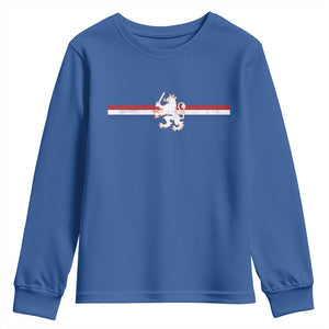 Nederland Dutch Republic Lion Vintage Holland Flag Youth Sweatshirt