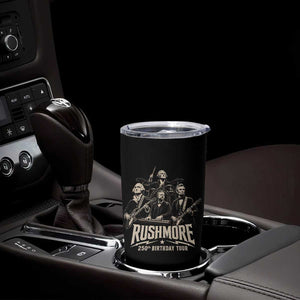 Rushmore 250th Birthday Tour Tumbler Cup Funny Presidents Rockstar Music TS11 Print Your Wear