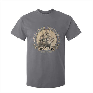 Mayflower Descendant T Shirt For Kid 406 Years Pilgrim Fathers Thanksgiving History