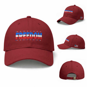 Freedom Funny 4th of July Couple Matching Baseball Cap