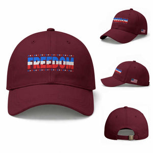 Freedom Funny 4th of July Couple Matching Baseball Cap