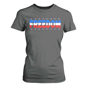 Freedom Funny 4th of July Couple Matching T Shirt For Women