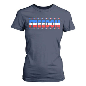 Freedom Funny 4th of July Couple Matching T Shirt For Women