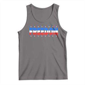 Freedom Funny 4th of July Couple Matching Tank Top