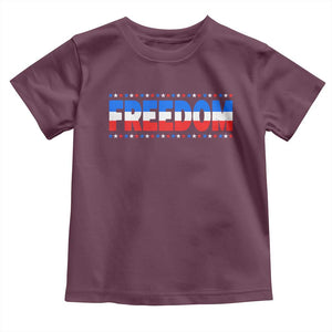 Freedom Funny 4th of July Couple Matching Toddler T Shirt