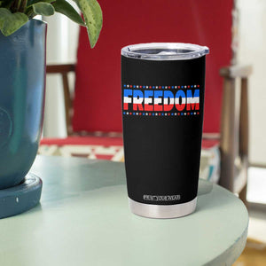 Freedom Funny 4th of July Couple Matching Tumbler Cup