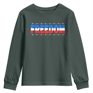 Freedom Funny 4th of July Couple Matching Youth Sweatshirt