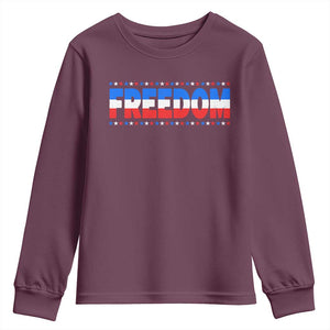Freedom Funny 4th of July Couple Matching Youth Sweatshirt