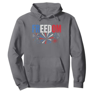 Freedom Funny 4th of July Couple Matching Hoodie US Fireworks