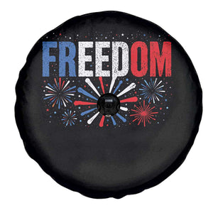 Freedom Funny 4th of July Couple Matching Spare Tire Cover US Fireworks